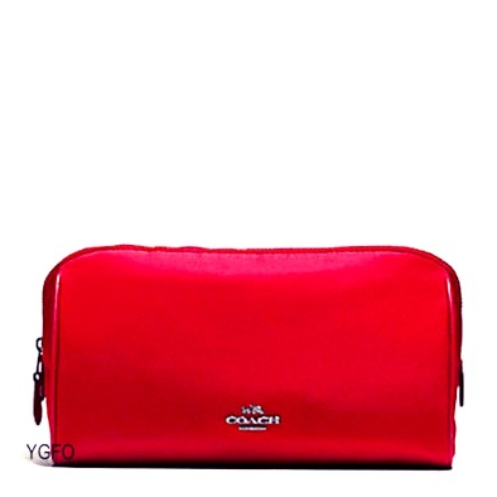 Coach Cosmetic Makeup Nylon Weekend Case Bag Case - Picture 1 of 3